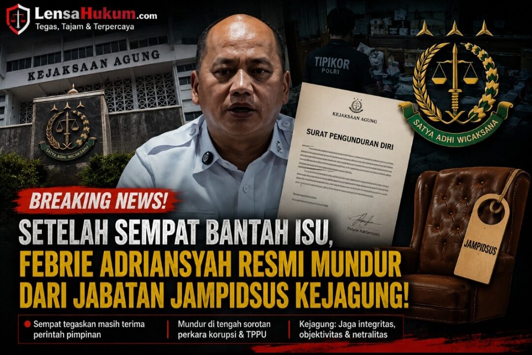 Setelah Sempat Membantah Isu Pengunduran Diri, Febrie Adriansyah Kini Resmi Mundur dari Jabatan Jampidsus Kejaksaan Agung
