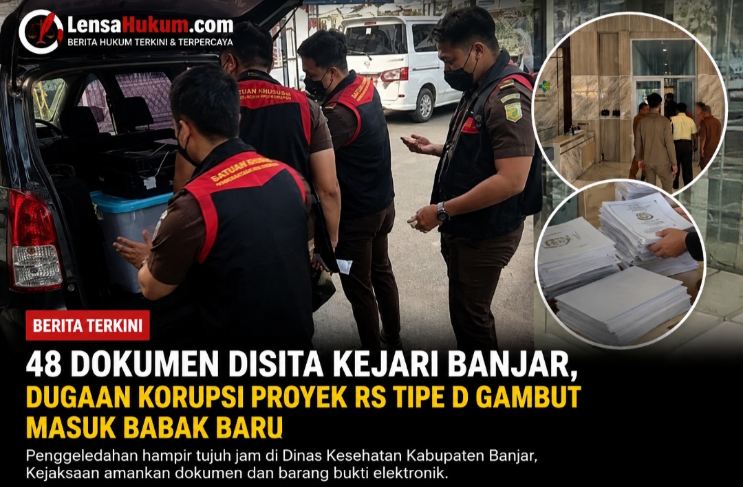 48 Dokumen Disita Kejari Banjar, Dugaan Korupsi Proyek RS Tipe D Gambut Masuk Babak Baru
